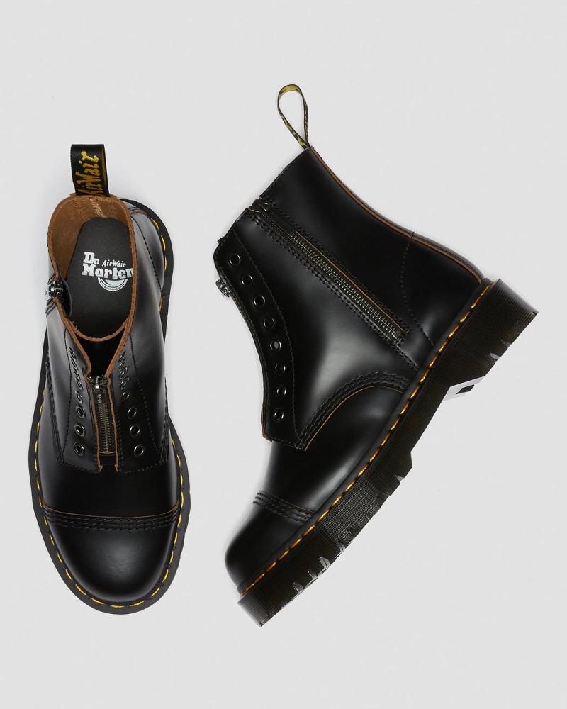 Dr Martens 1460 Laceless Bex Leren Enkellaars Heren Zwart | NL 385KOR